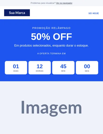 Promoção relâmpago — Vendas